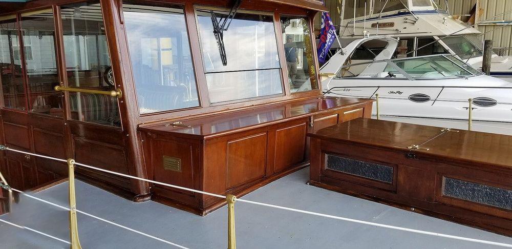 Starboard Fore deck seating and storage