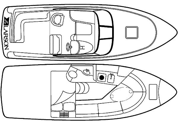 Manufacturer Provided Image: 270 - deck & cabin plan