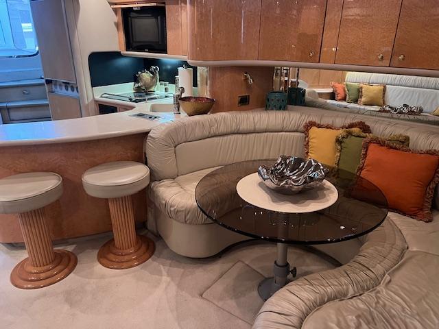 Galley bar stools and dinette