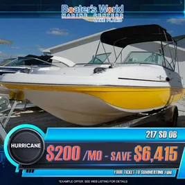 2013 Hurricane SUNDECK SD 217 OB