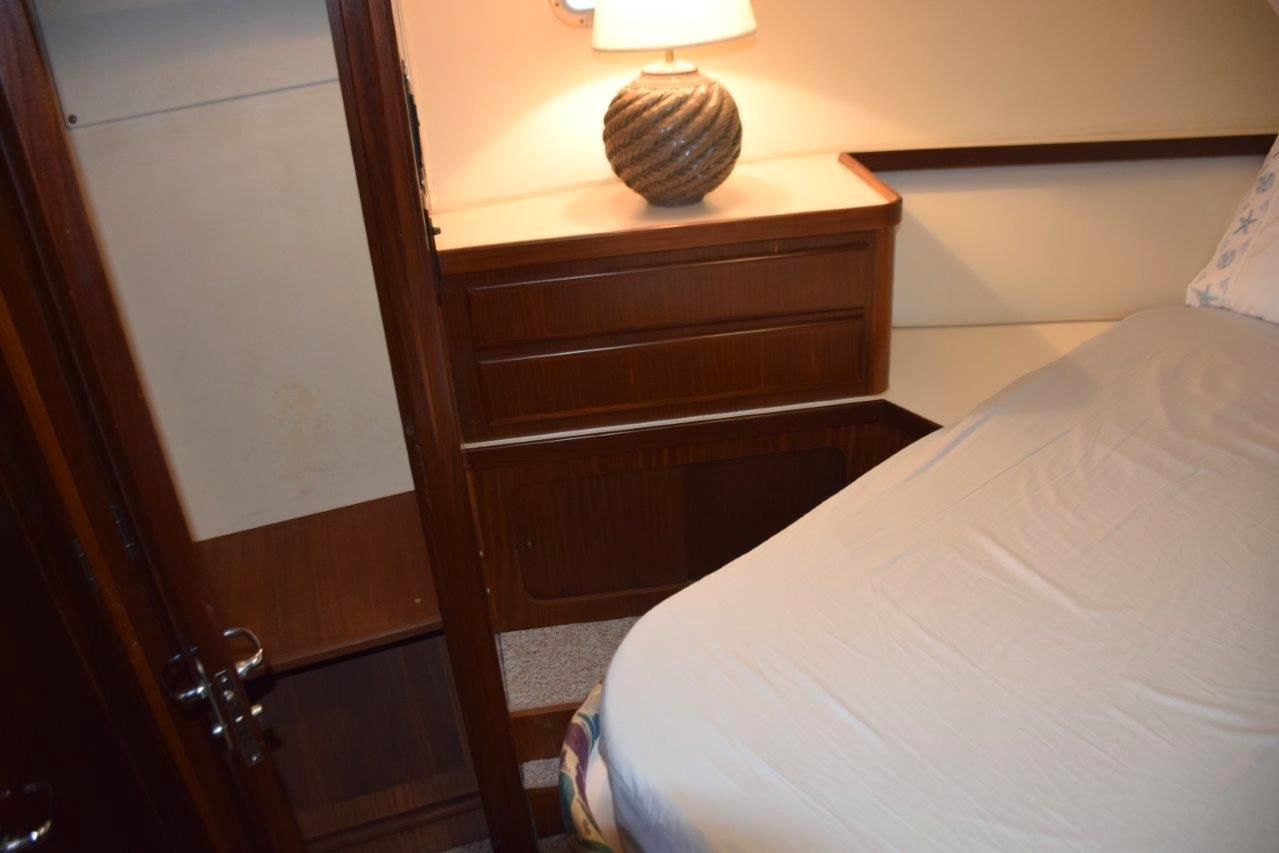 Master stateroom, portside, one of two closets
