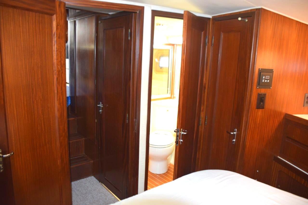 Master stateroom, view aft
