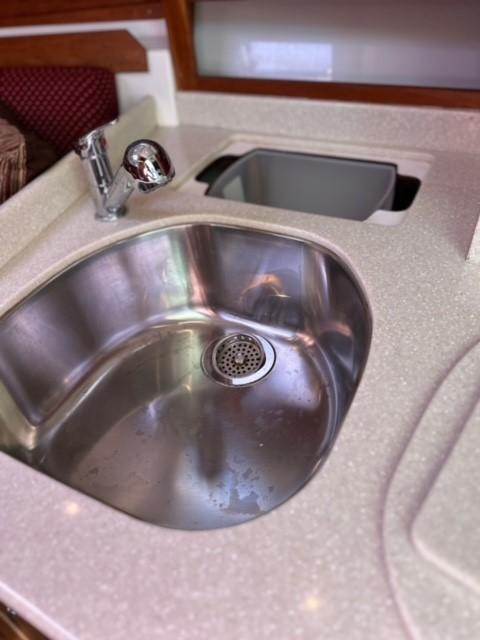 Sink and Waste Basket, Covers Off