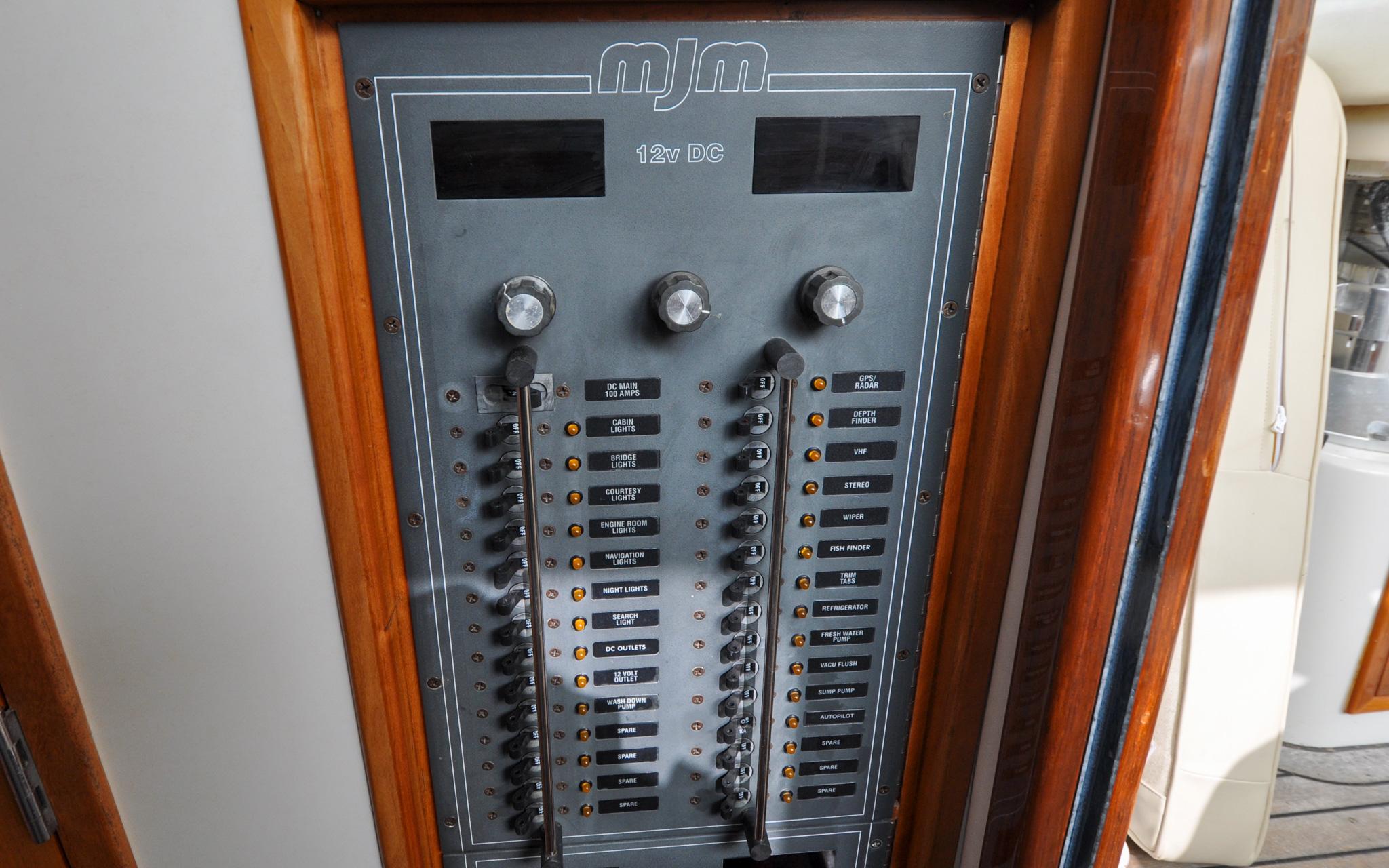 MJM 29z Downeast - Stepping Out - Cabin - Electrical Distribution Panel