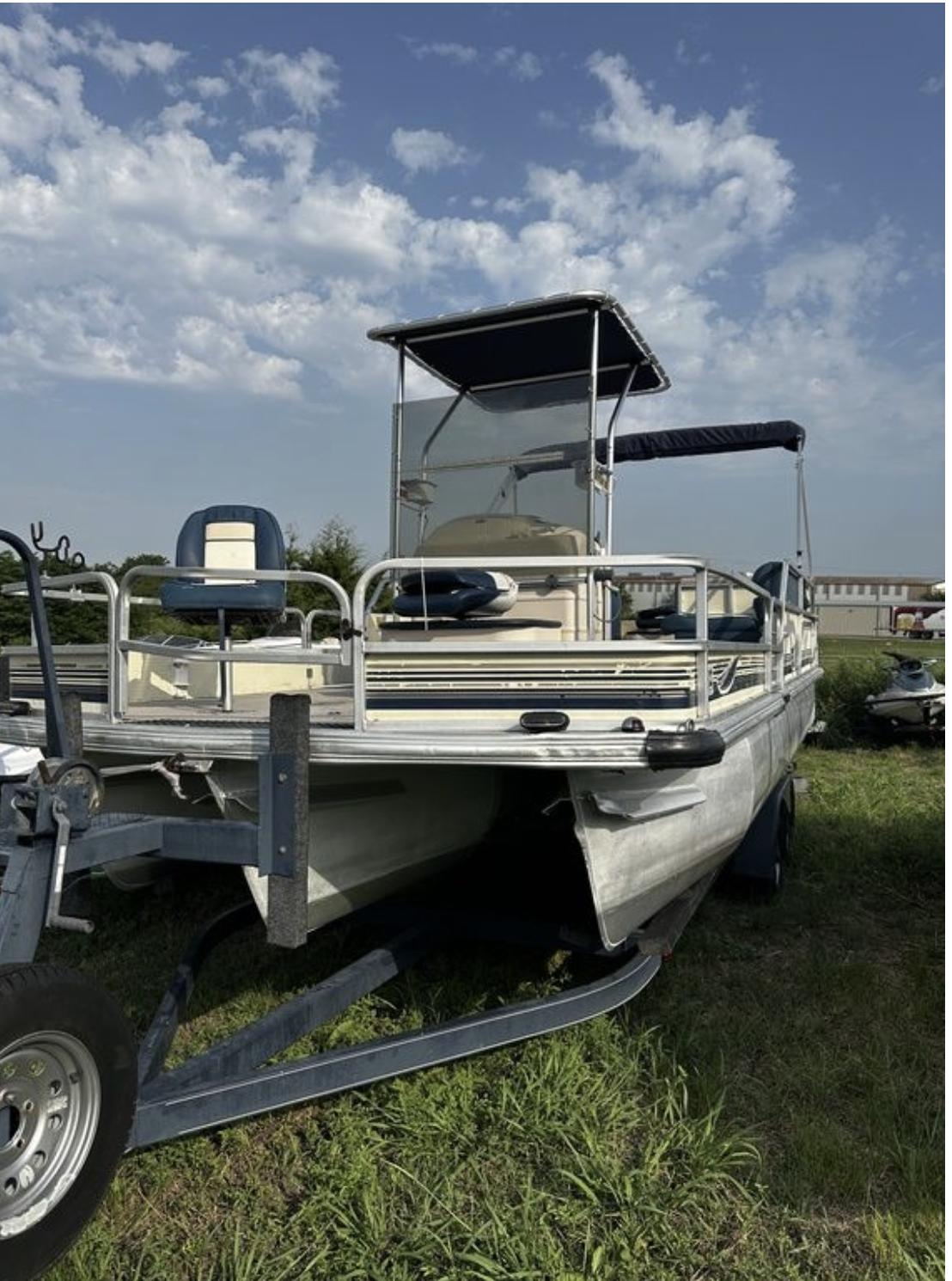 Used 1999 Voyager Pontoons express 25 fish, 75109 Corsicana - Boat Trader