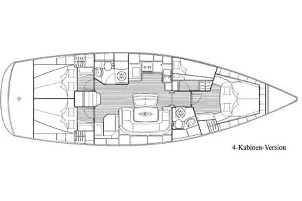 Manufacturer Provided Image: Interior Plan 4 Cabins