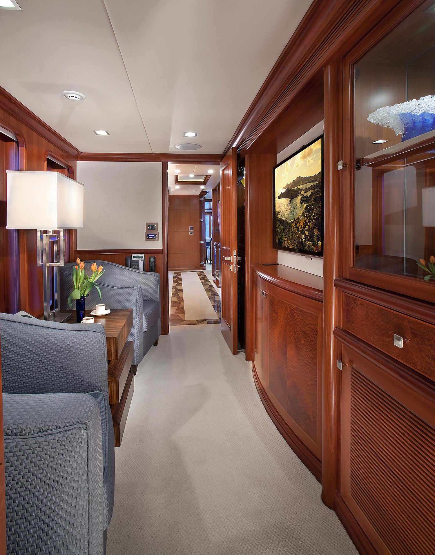 Sitting Area Outside Owner's Stateroom