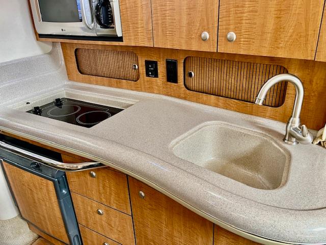 Recessed stove & sink