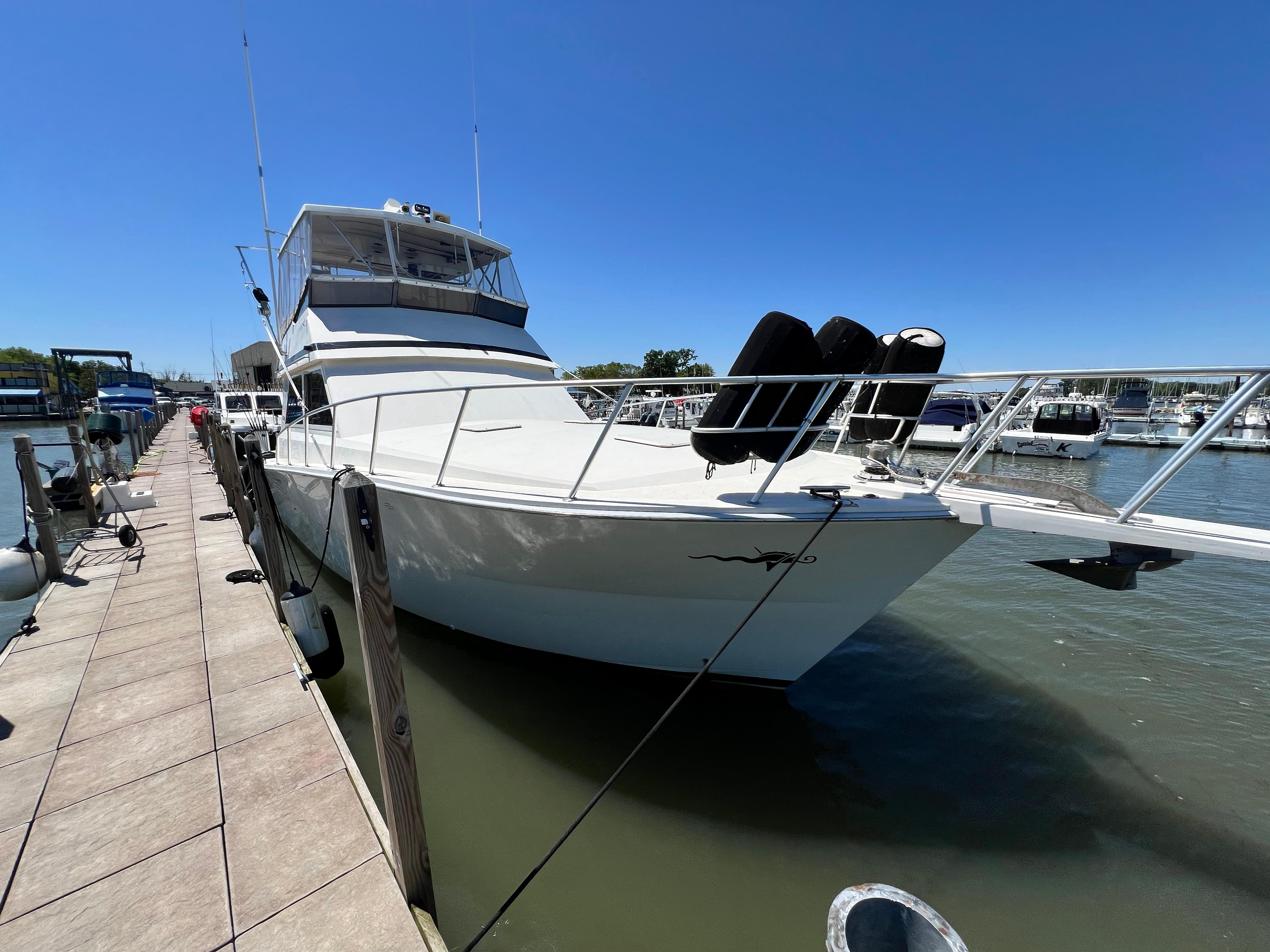 Used 1988 Viking 45 Convertible, Marblehead - Boat Trader