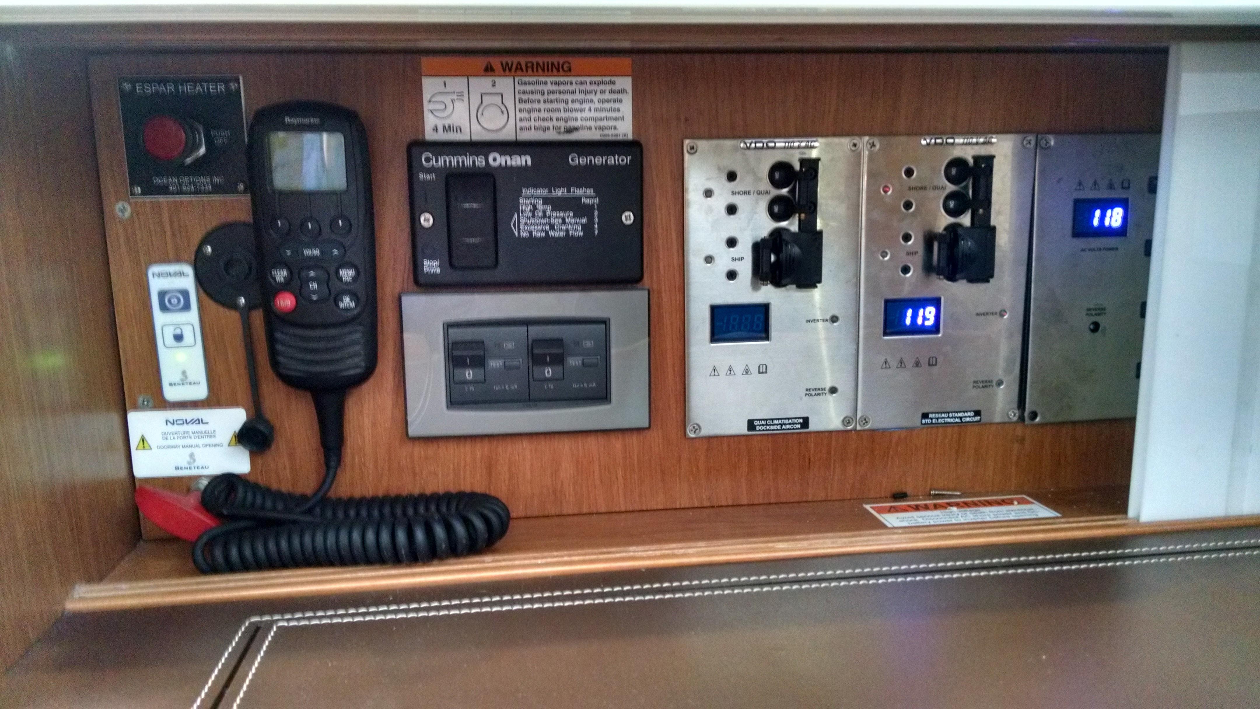 Electrical Panel #1 at Navigation station