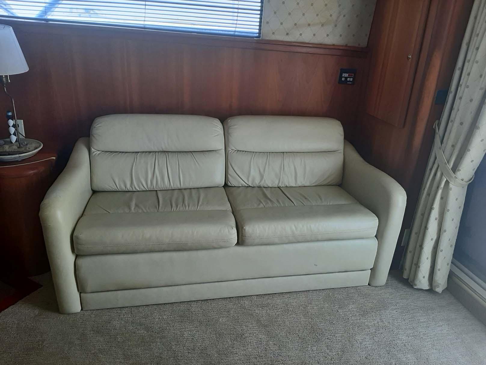 Salon Couch with Fold Out Bed