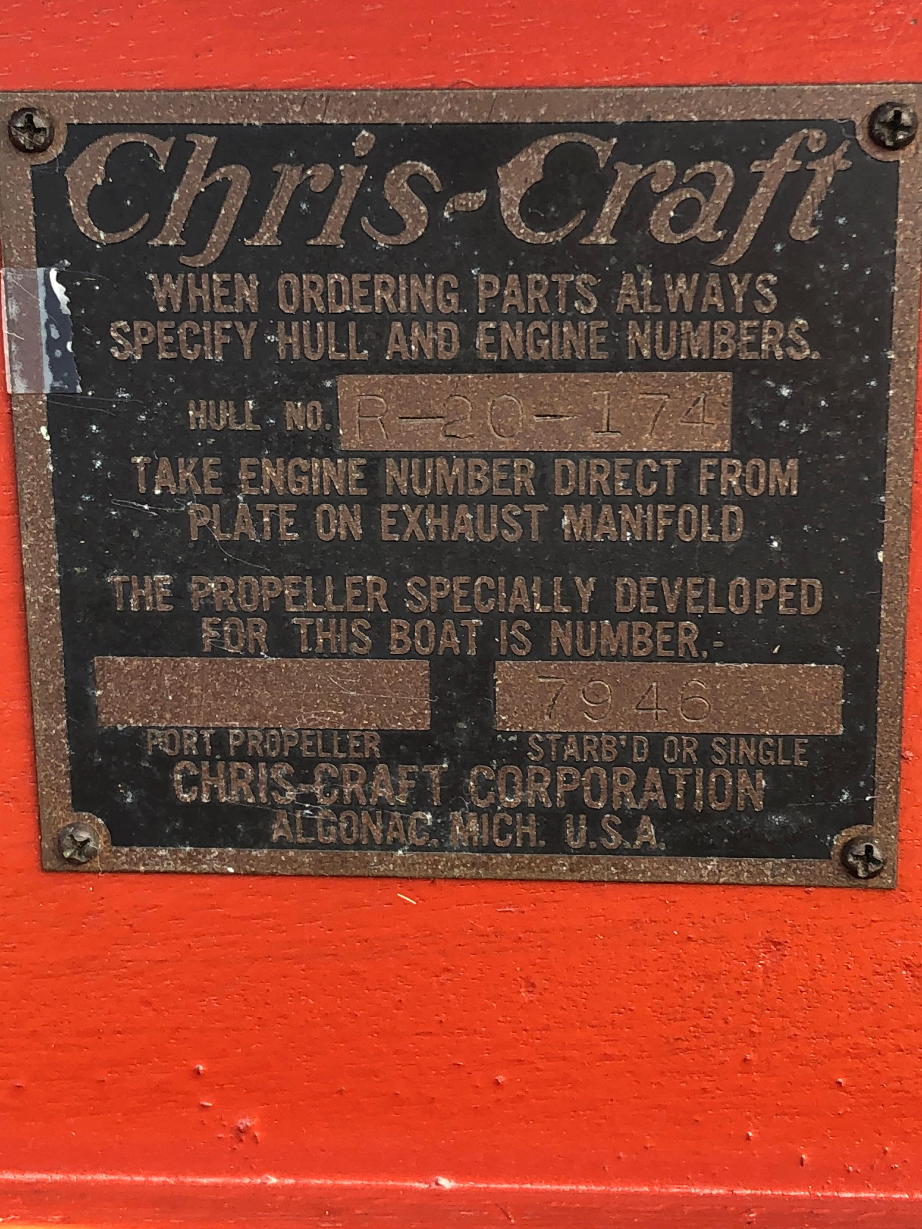 1947 Chris-Craft Speed boat