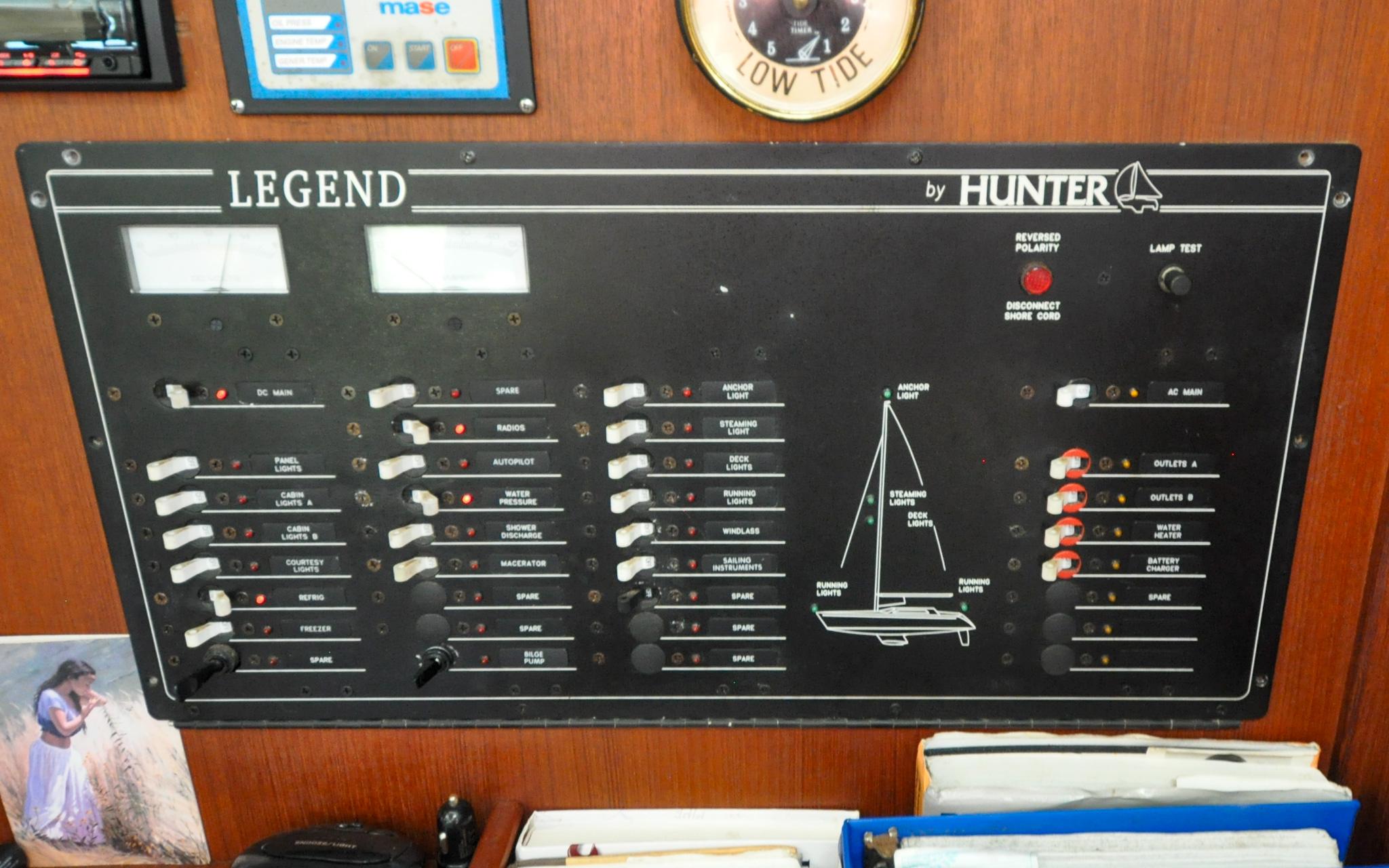 Hunter Legend 40.5 - Spirits - Navigation Station - Electrical Distribution Panel