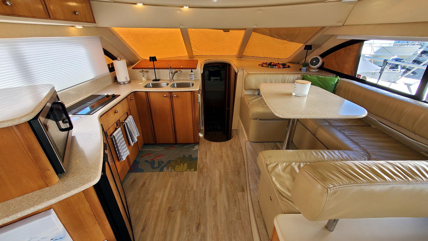 Galley and Dinette Forward