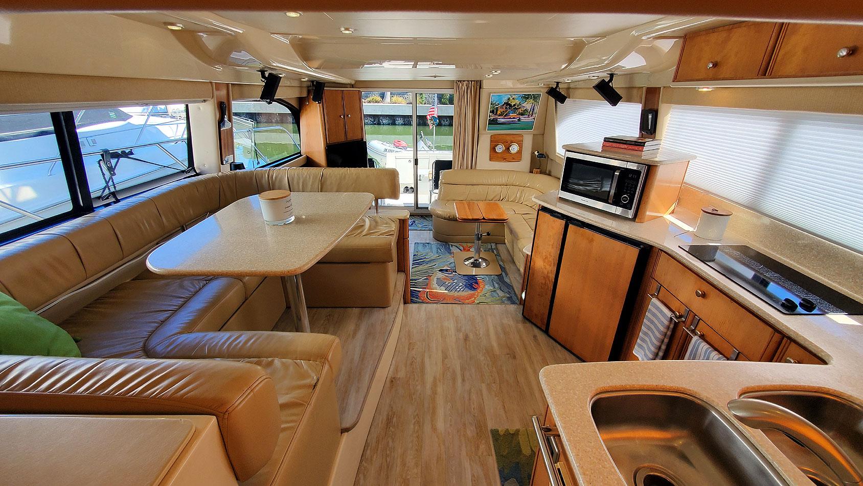 Galley and Dinette Aft