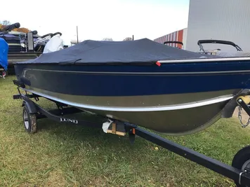 New Fishing Boat! Lund 1600 Fury (frozen from the long drive to