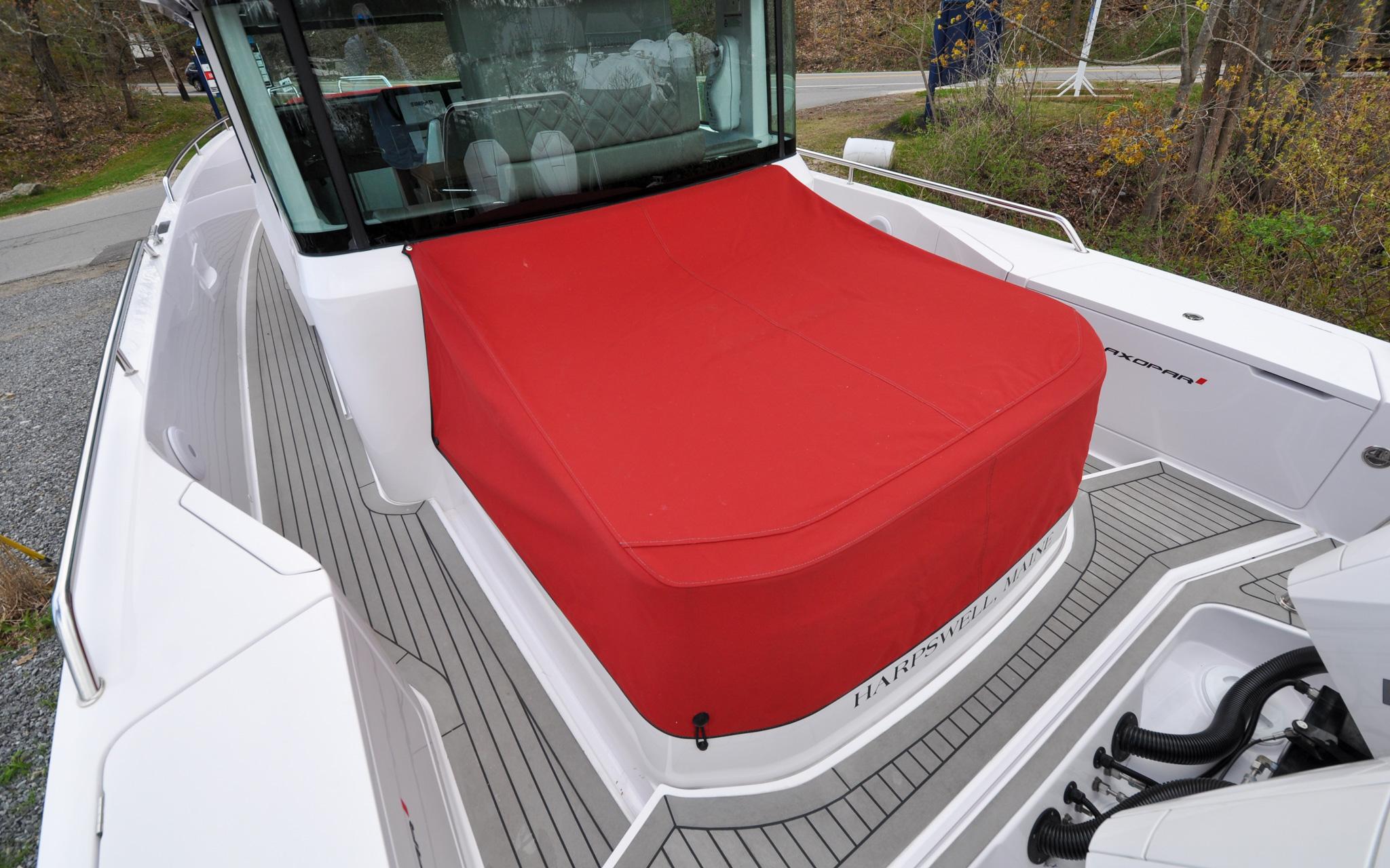 Axopar 37XC - Salt and Light - Deck - Aft Cabin with Cover