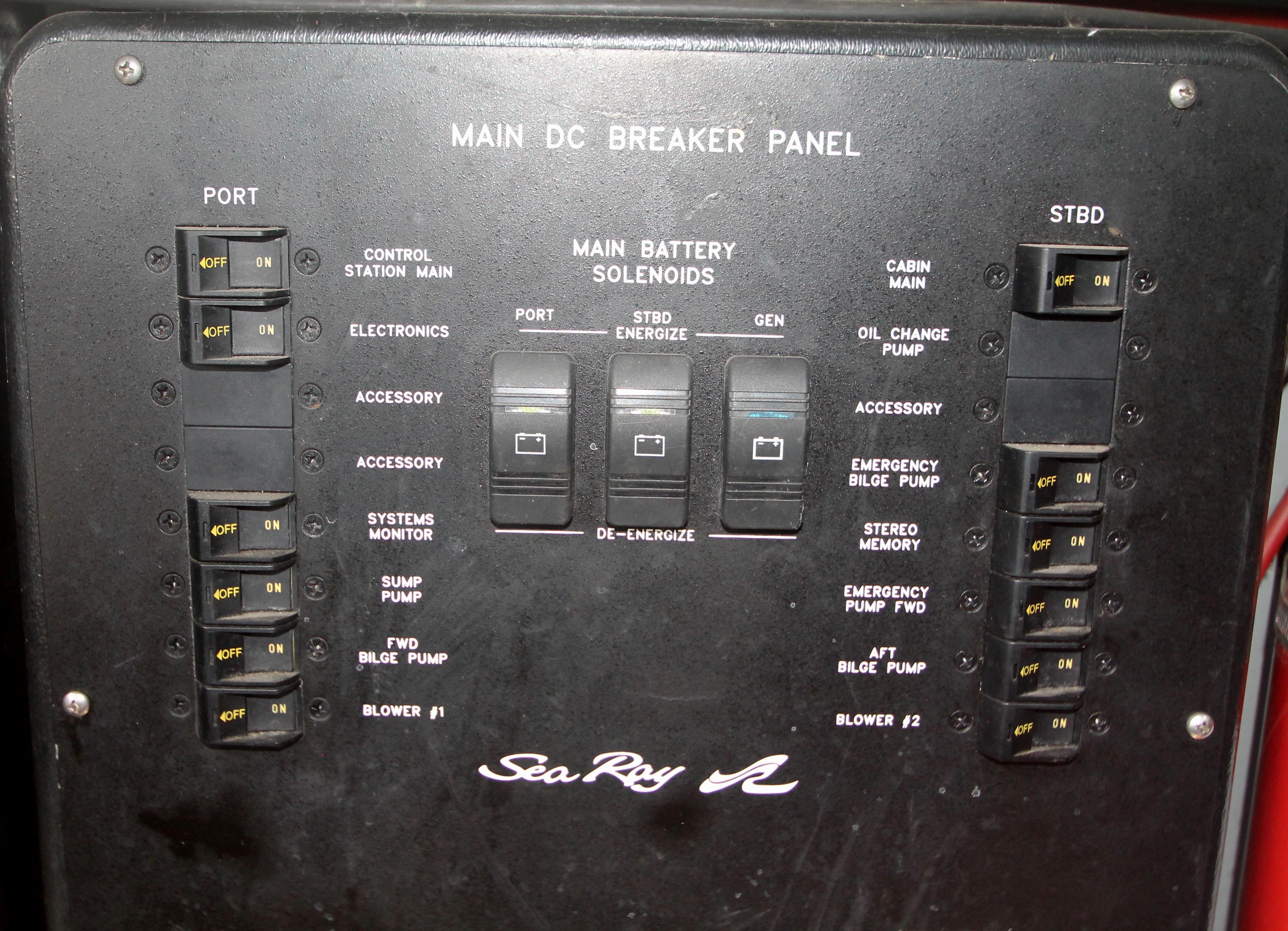 Electrical Panel in Engine Compartment