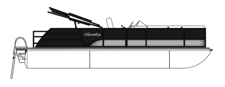 2024 Bentley Pontoons Legacy 223 QSB Triple Tube Package