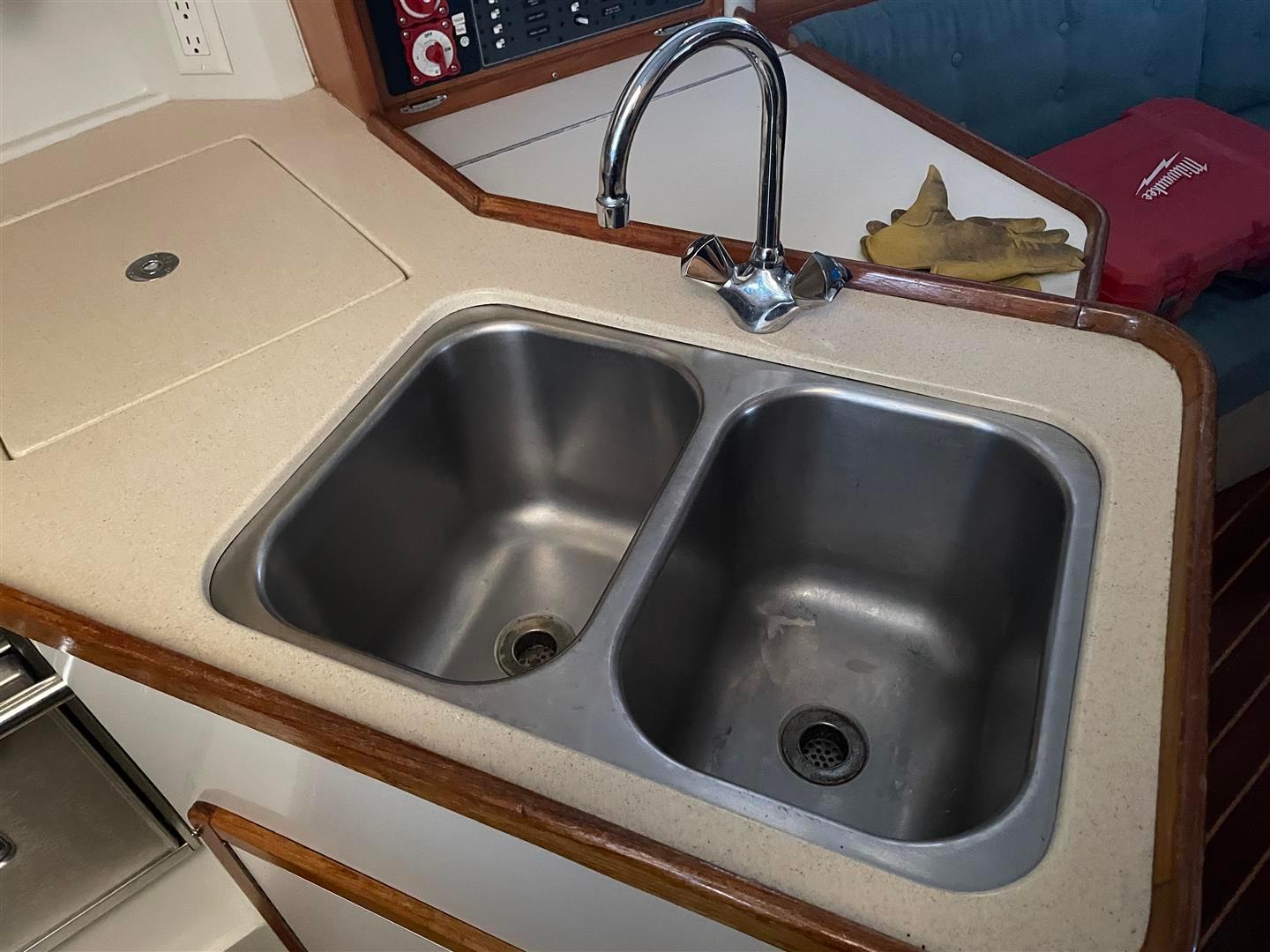 Deep Double Stainless Steel Sink