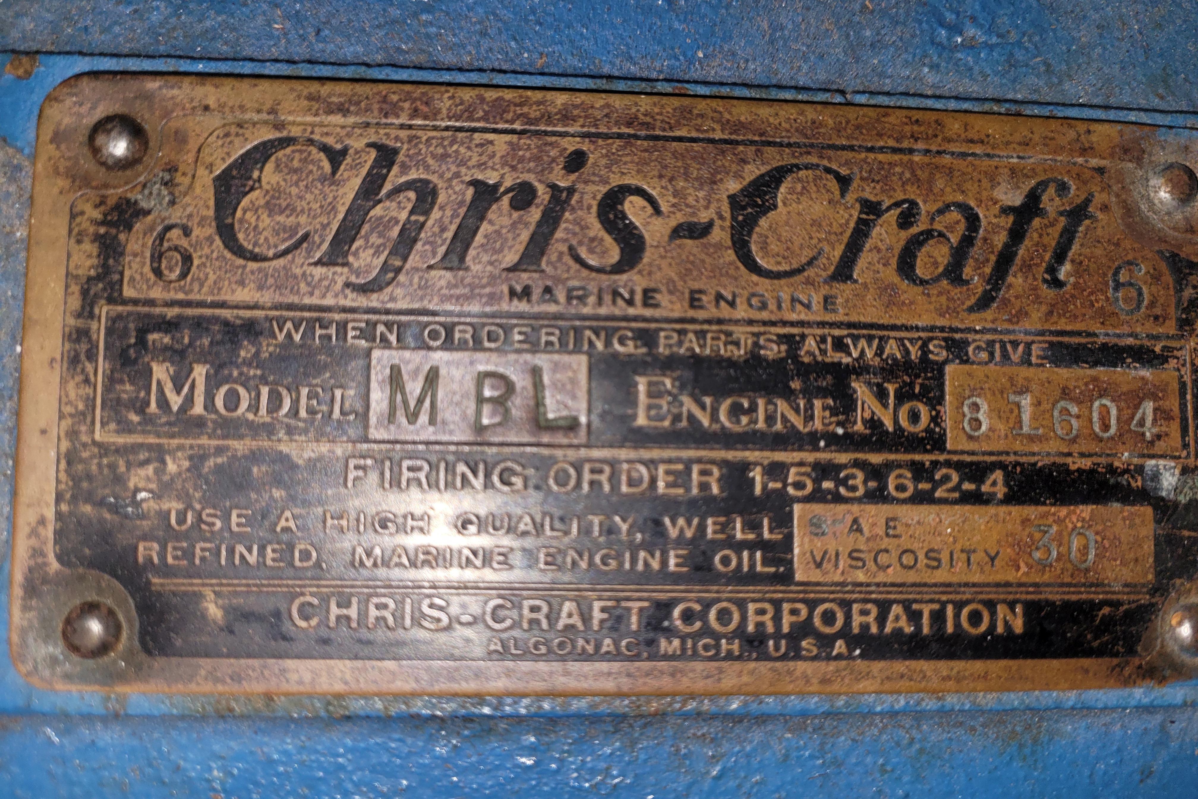 1953 Chris-Craft HOLIDAY 24
