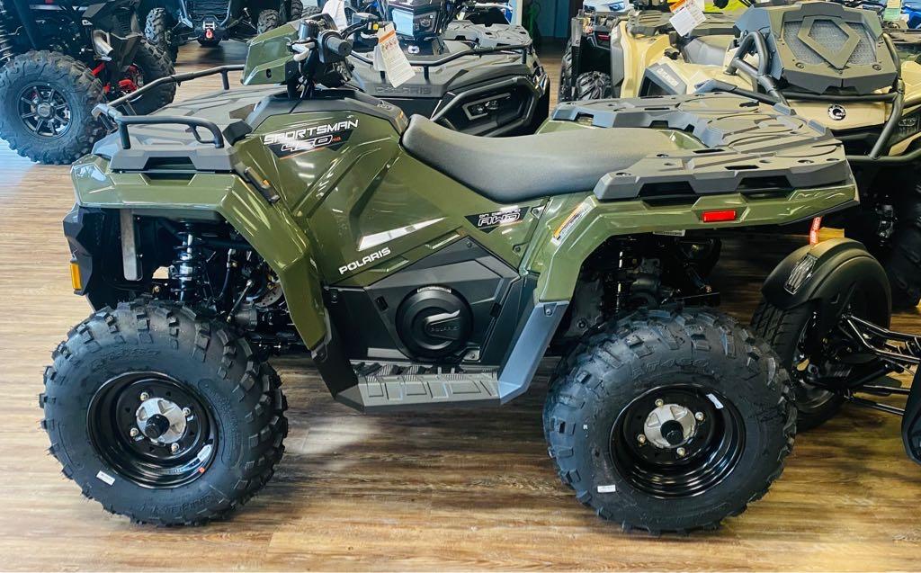 New 2023 Polaris Industries SPORTSMAN 450 H.O. - SAGE GREEN - Sage ...