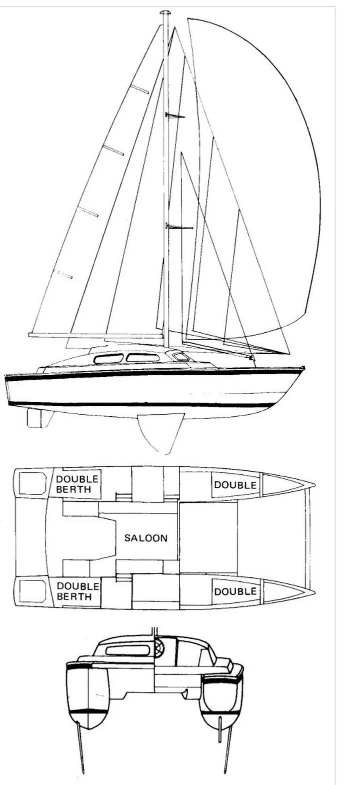 1977 Sailcraft 44 Apache