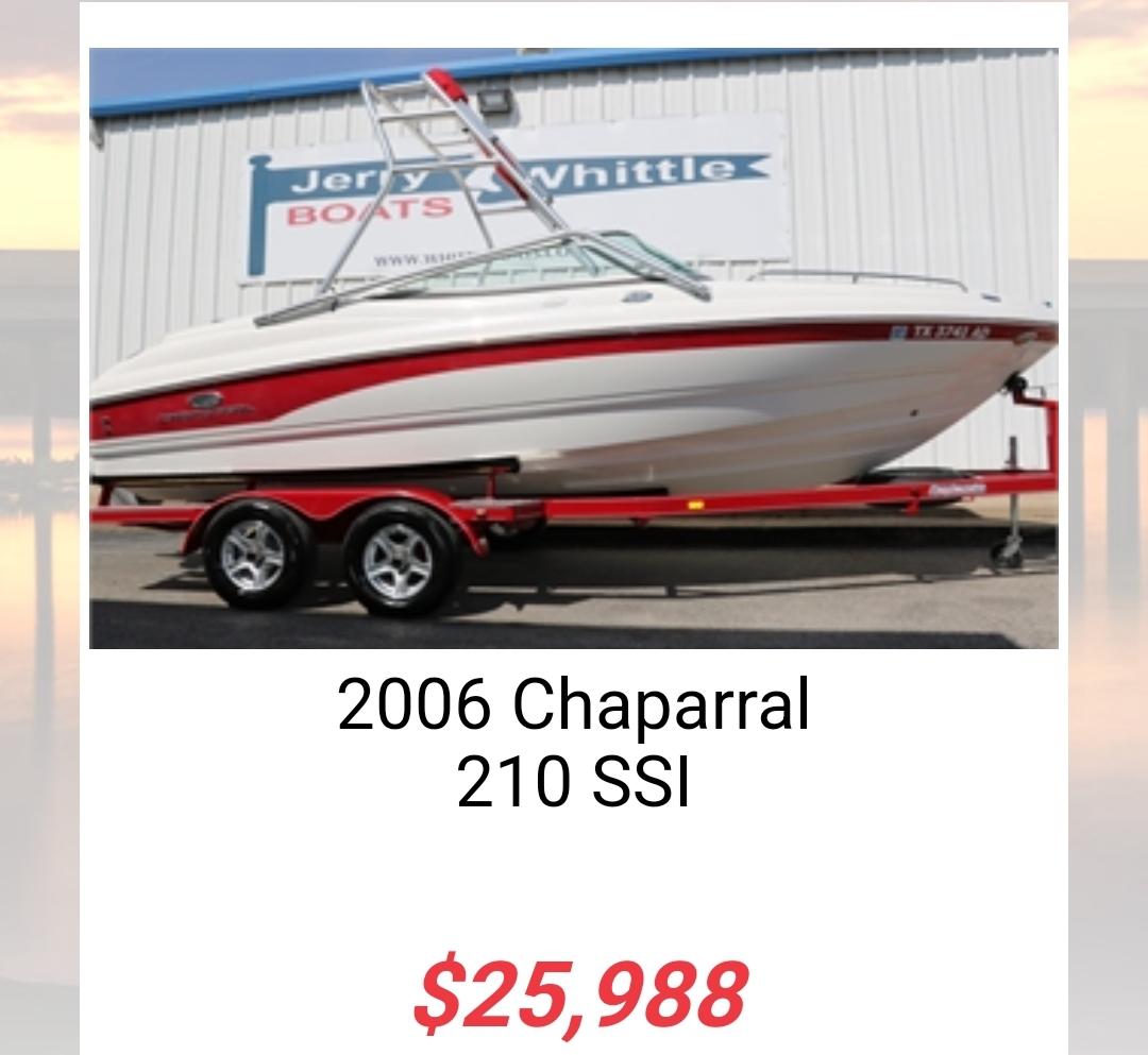 2006 Chaparral 210 SS
