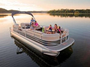 Sun Tracker Party Barge 24 Dlx Boats For Sale Boat Trader