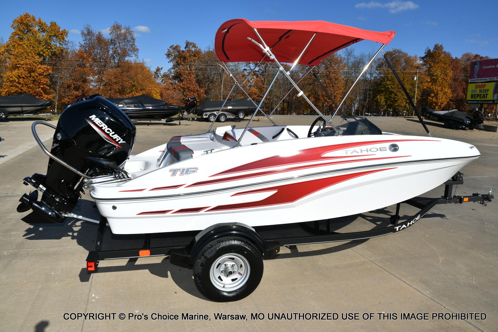 2024 Tahoe T16 w/75HP Mercury 4 Stroke