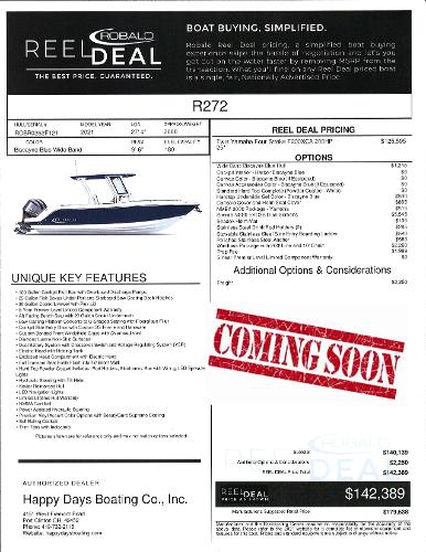 New 2021 Robalo R272 Cc 43452 Port Clinton Boat Trader