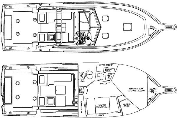 Manufacturer Provided Image: 3000 - deck plan/cabin