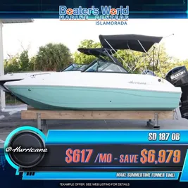 2024 Hurricane SunDeck 187 OB