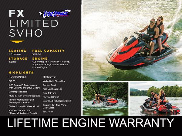 New 21 Yamaha Waverunner Fx Limited Svho Clearwater Boat Trader