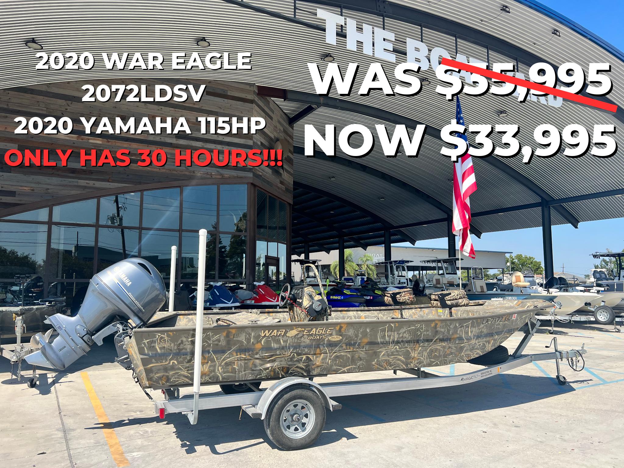 Used 2020 War Eagle 2072LDSV, 70072 Marrero - Boat Trader