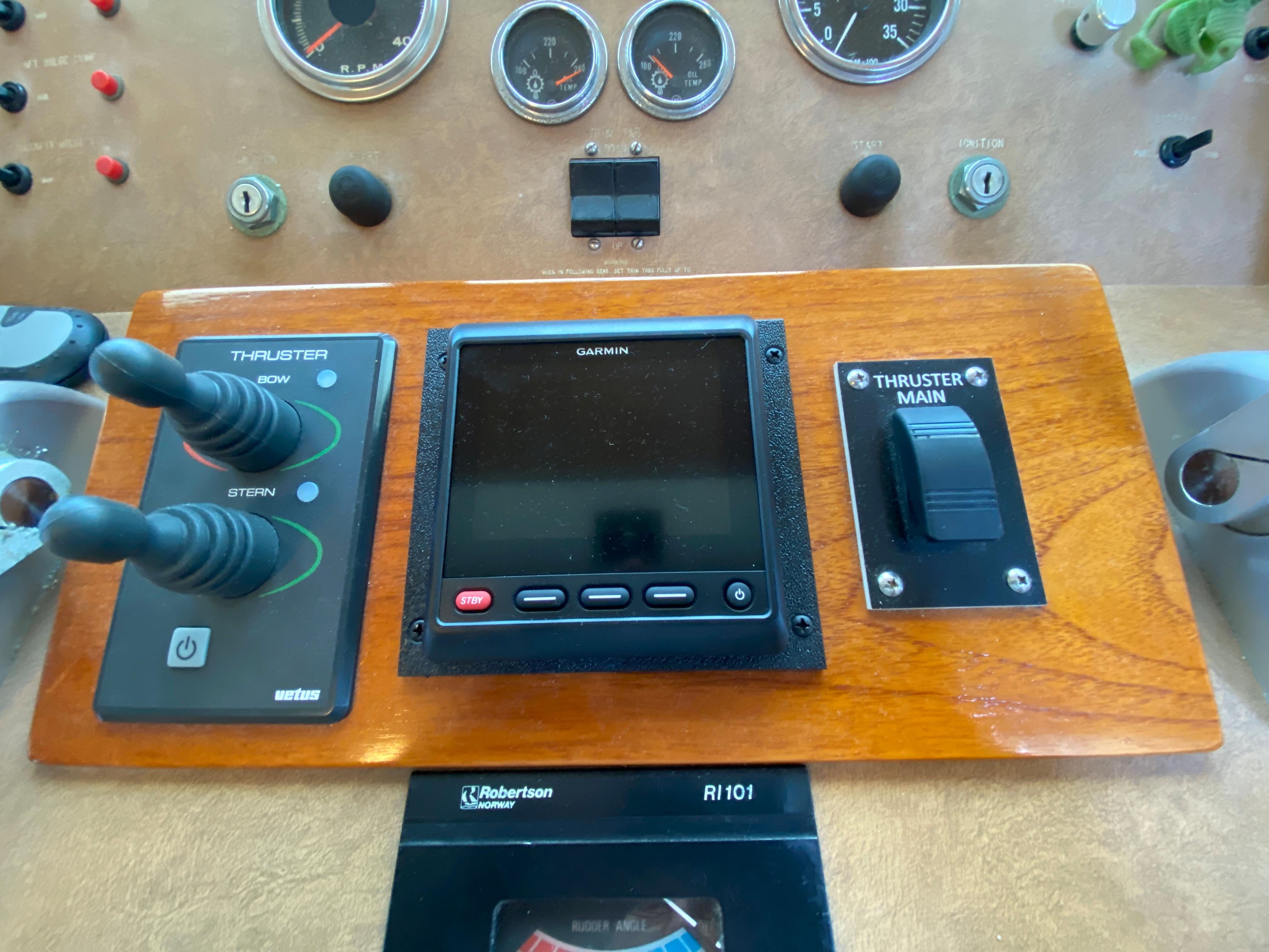 Hatteras 70 Conundrum - Lower Helm Electronics and Controls