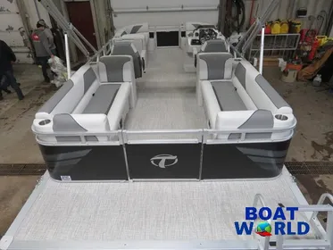 2024 Tahoe Sport 2385 Quad Lounge Pontoon & Honda 4-Stroke EF