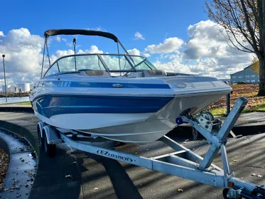crownline trailer and bow 