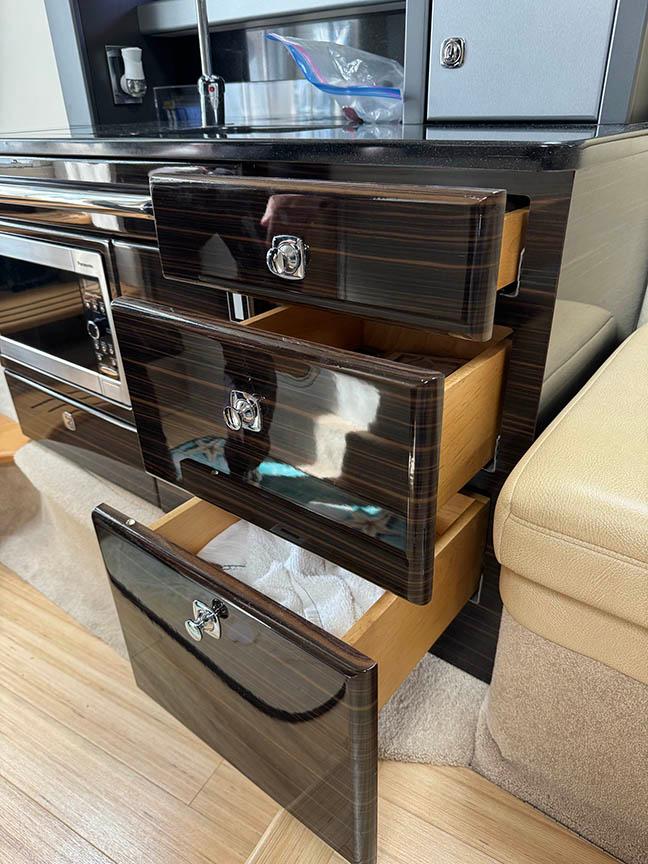 Galley drawers