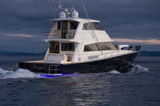 Legacy Yachts New Zealand L70 Underwater Lights and Starboard Side 