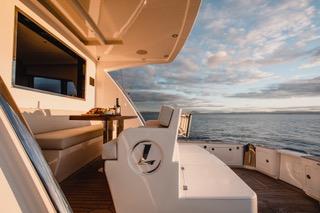 Cockpit View on the Legacy Yachts New Zealand L70 