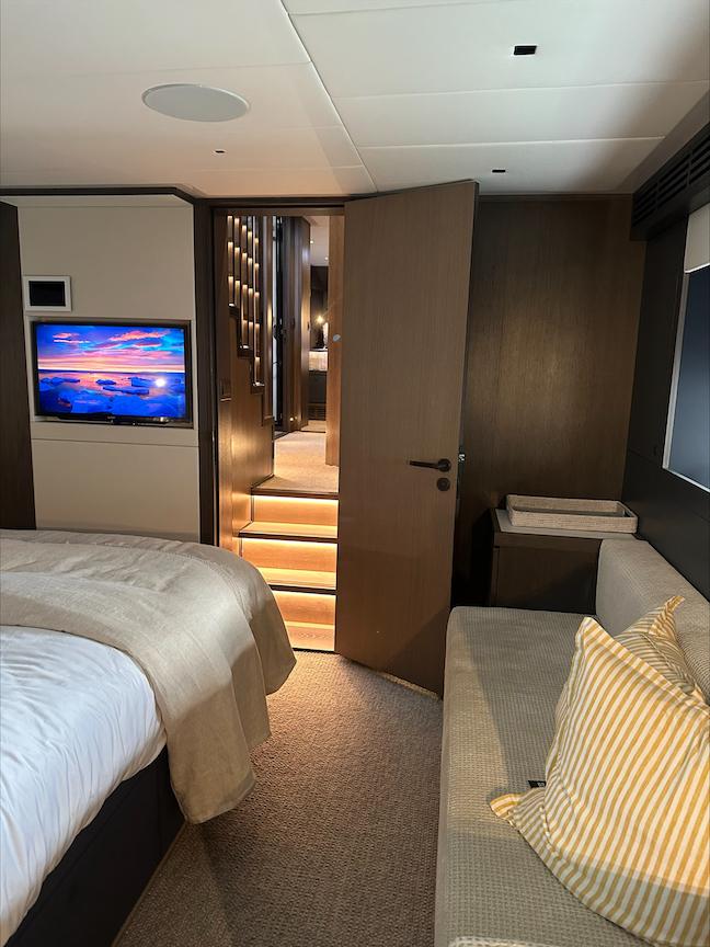 Master Stateroom Looking Out