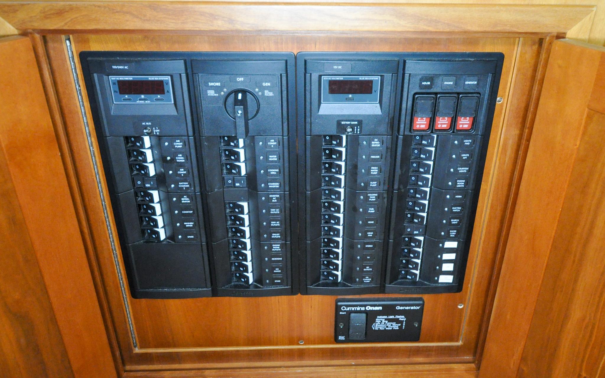 Sabre 40 Sedan - Tempest - In Storage - Salon - Electrical Distribution Panel