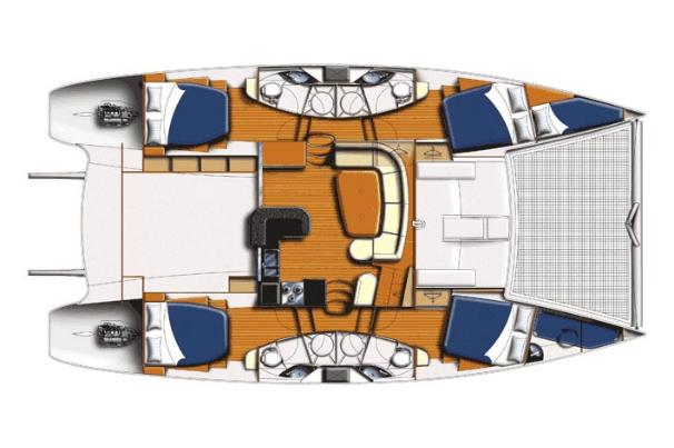 Manufacturer Provided Image: 4 Cabin layout.