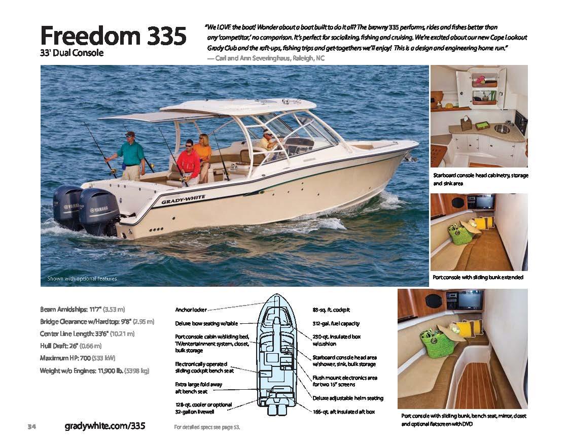 2013 Grady-White Freedom 335