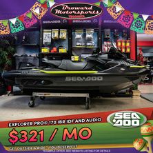 2023 Sea-Doo Explorer Pro® 170 iBR iDF and Audio