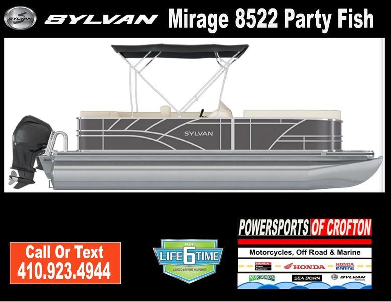 2024 Sylvan Mirage 8522 Party Fish