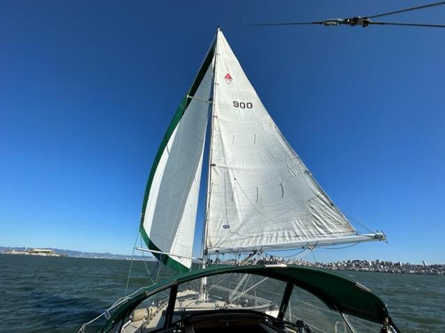 Catching a relaxing down wind sail 
