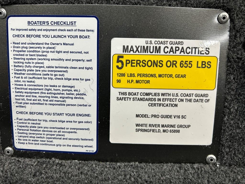 New 2024 Tracker Pro Guide V16 Sc 54562 Three Lakes Boat Trader   9017145 950328176 0 270820230419 24 