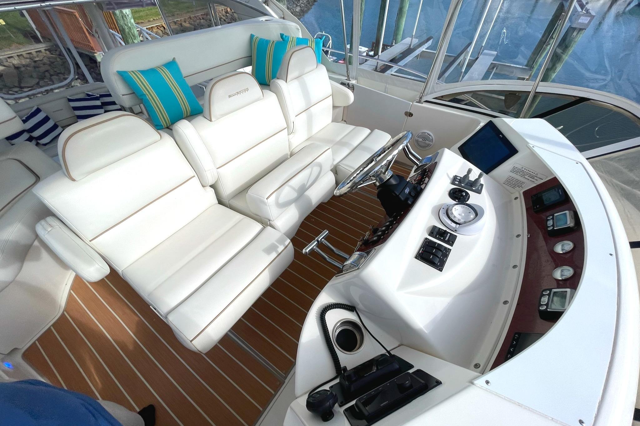 HELM DECK SEATING OVERVIEW